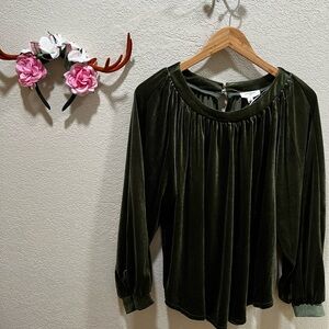 Velvet Holiday Blouse